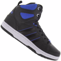 tenis adidas masculino cano alto hoops team mid